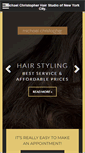 Mobile Screenshot of michaelchristopherhairstudio.com