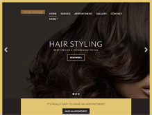 Tablet Screenshot of michaelchristopherhairstudio.com